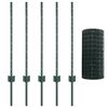 vidaXL Keevitatud Traadi Aed 10 x 0,8 m (L x K) PVC-kaetud teras