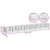 vidaXL koeraaedik, must, 8 m&sup2;, teras