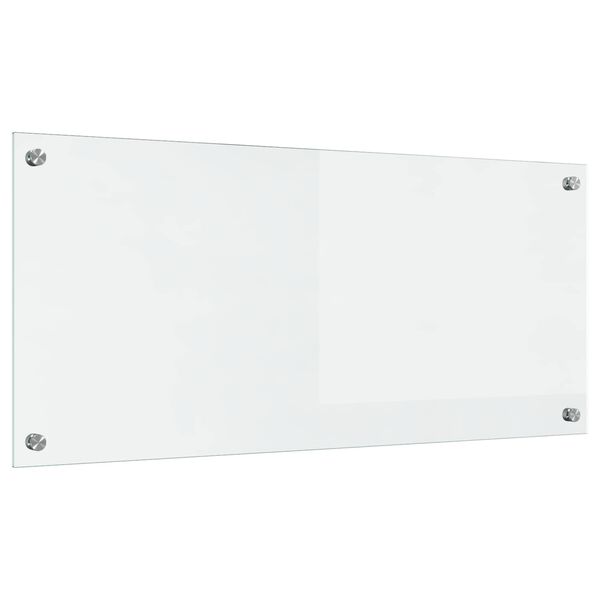 vidaXL Kögi Splashback Läbipaistev 90 x 40 cm karastatud klaas