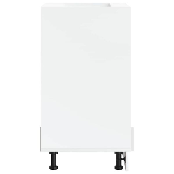 vidaXL ahjukapp, Kalmar, kõrgläikega valge, tehispuit