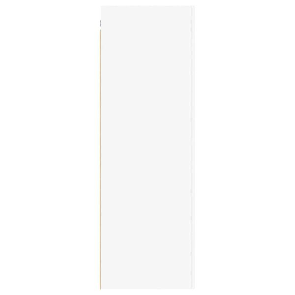 vidaXL telerikapp, valge, 30,5 x 30 x 90 cm, tehispuit