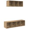 vidaXL Telerikapi komplekt 2 pcs K&auml;sit&ouml;&ouml;puu Tehispuit