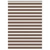 vidaXL sebrakardin, pruun, 160 x 200 cm, kangas, laius 155,9 cm, pol&uuml;ester