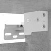 vidaXL seina telerikapp, betoonhall, 30,5 x 30 x 30 cm