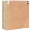 vidaXL Kinga kapp riiuliga Sonoma tamm 77,5 x 30 x 83,5 cm Tehispuit