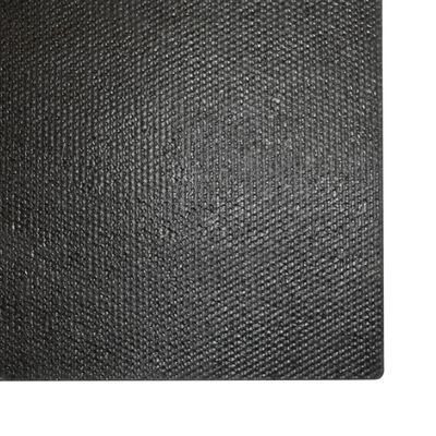 vidaXL uksematt, must, 80 x 100 cm, flokeeritud kookoskiud