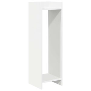 vidaXL Taimede alus Valge 30 x 30 x 100 cm Tehispuit