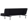 vidaXL diivanvoodi kahe padjaga, tumehall, polüester