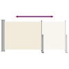 vidaXL lahtitõmmatav terrassi külgsein, 120 x 300 cm, kreemjas
