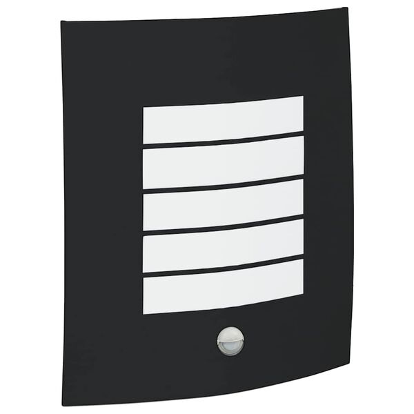 vidaXL V&auml;line seinalamp Must 23.5 x 9 x 26 cm