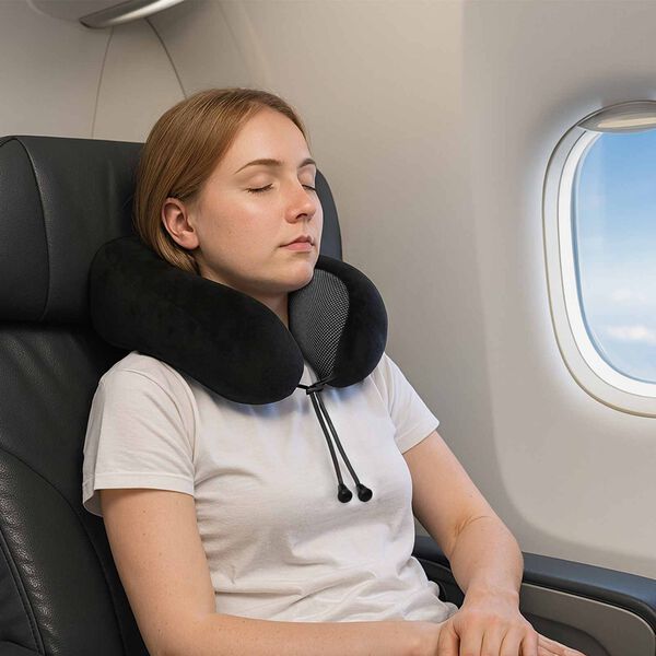 vidaXL Reisi Kaela Patja &Uuml;hev&auml;rviline Must 27 x 26 x 14 cm M&auml;lupadi