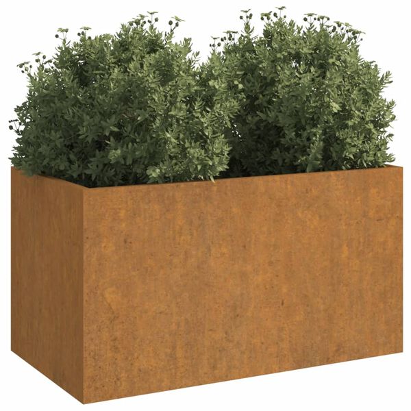 vidaXL taimekast, 62x30x29 cm, Corten teras