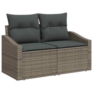 vidaXL Aia Diivanikomplekt padjaga 7 pcs Hall pol&uuml;rotang
