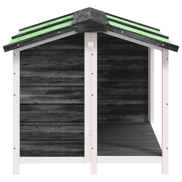 vidaXL koerakuut, hall, 96 x 87 x 80,5 cm, m&auml;nnipuit