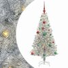 vidaXL J&otilde;ulupuu koos 150 LED-iga koos alusega H&otilde;bedane 150 cm PET