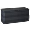 vidaXL aia hoiukast, must, 117 x 45 x 56 cm