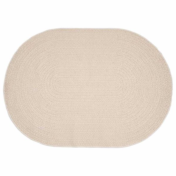 vidaXL Kild ZIZUR cream 170 x 120 cm Pol&uuml;prop&uuml;leen