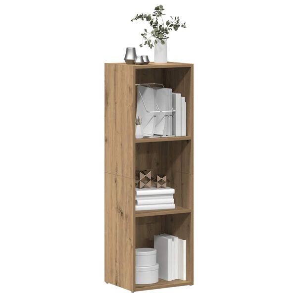 vidaXL raamatukapp Artisan Oak 36x30x114 cm Engineered Wood