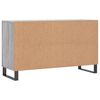 vidaXL kingakapp, hall Sonoma tamm, 102x36x60 cm, tehispuit