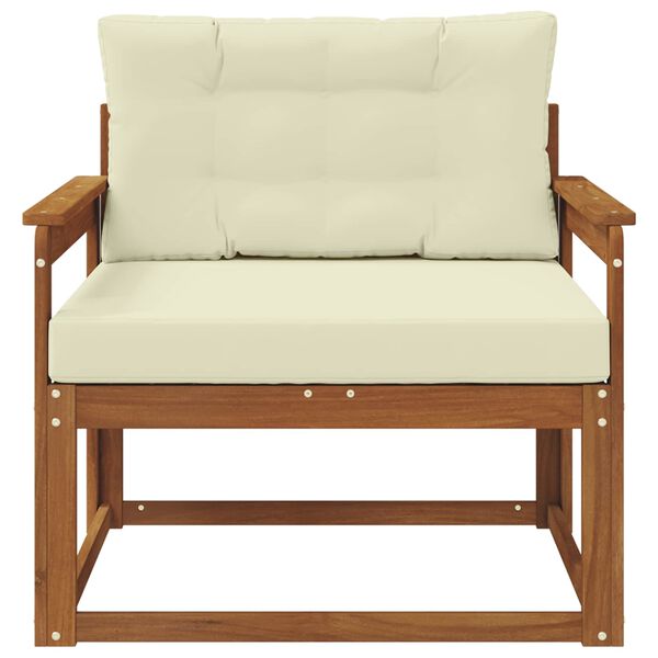 vidaXL V&auml;ljas Keskmine Diivan Tugev akatsiapuu Neutraalne