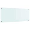 vidaXL K&ouml;&ouml;giseina paneel Piim 100 x 40 cm karastatud klaas