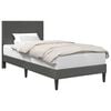vidaXL Voodi raam peaga Tumehall 80 x 200 cm Korter kangas