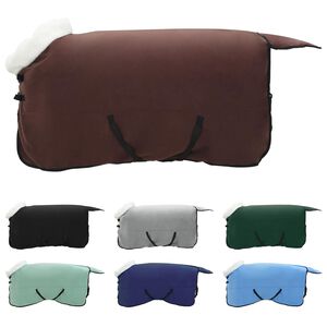 vidaXL Hobuste K&auml;tter Tumepruun 125 cm Polaarflee&ccedil;