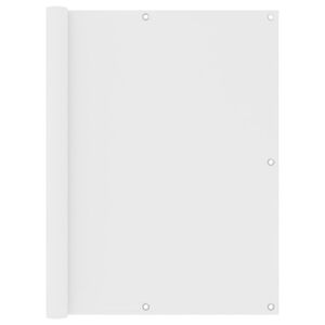 vidaXL r&otilde;dusirm, valge, 120 x 500 cm, oxford-kangas