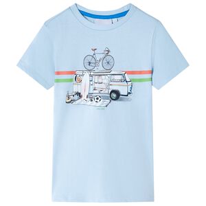 Laste T-s&auml;rk, helesinine, 104