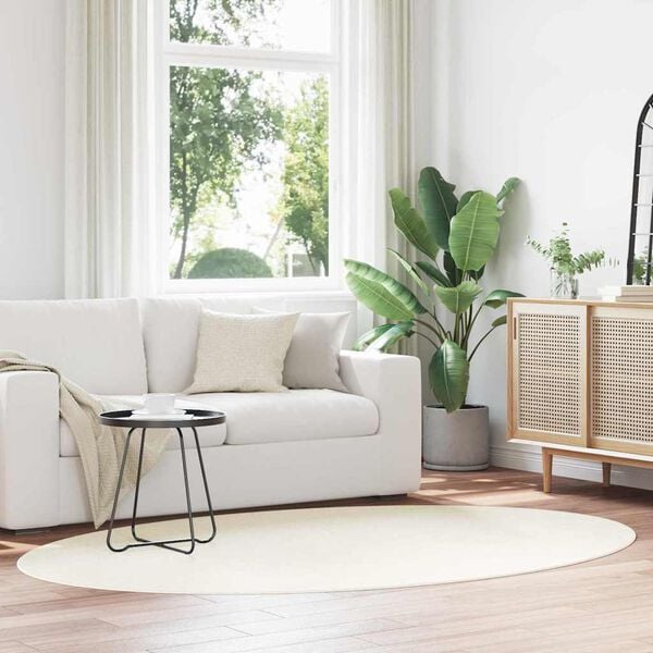 vidaXL Alavaibad Ovaalne HUARTE cream 160 x 230 cm 100% Pol&uuml;ester