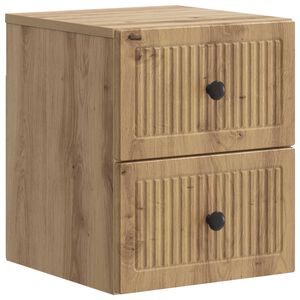 vidaXL Seinale kinnitatav &ouml;&ouml;tis Artisan tamm 33 x 34,5 x 40 cm