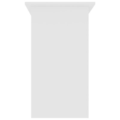 vidaXL kirjutuslaud, valge, 80 x 45 x 74 cm, puitlaastplaat