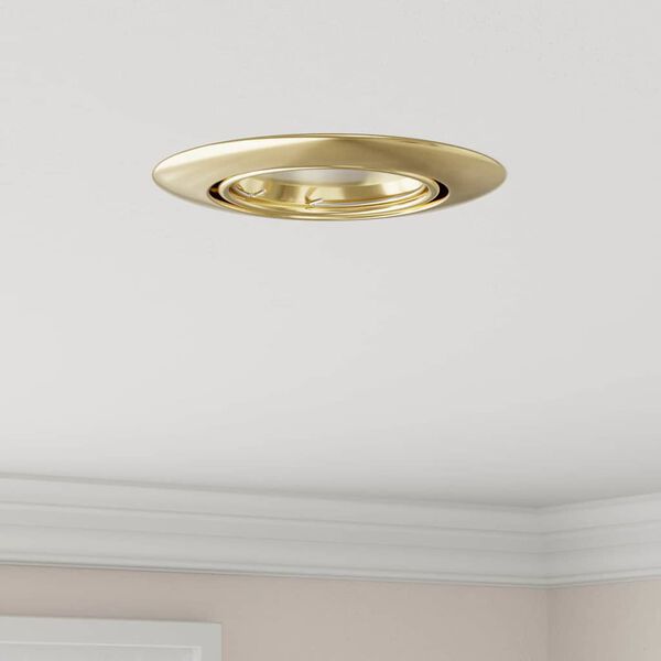 vidaXL Spotivalgus 6 pcs Kuldne 9 x 9 x 2.5 cm Metall