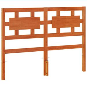 vidaXL voodipeats, vahapruun, 135 cm, m&auml;nnipuit