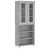 vidaXL k&otilde;rge kapp, hall Sonoma tamm, 69,5 x 34 x 180 cm, tehispuit