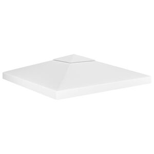 vidaXL kahekordne varjualuse katus 310 g/m&sup2; 3 x 3 m, valge
