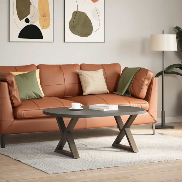 vidaXL kohvilaua jalad 2 tk, naturaalne teras, 50 x (42&ndash;43,3) cm, teras