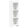 vidaXL Raamatukapp Valge 30 x 30 x 111 cm Tehispuit