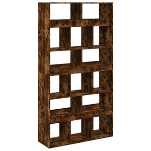 vidaXL raamaturiiul, suitsutatud tamm, 100 x 33 x 187,5 cm, tehispuit