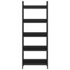 vidaXL 5-korruseline raamaturiiul must 60x27,6x90,5 cm, tehispuit