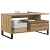vidaXL diivanilaud Artisan tamm 90x49x45 cm Engineered Wood