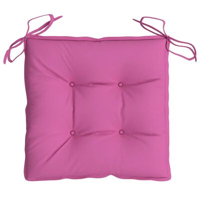 vidaXL tooli istmepadjad 2 tk, roosa, 50 x 50 x 7 cm, kangas