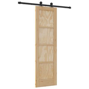 vidaXL Libisev uks ORKDAL Naturaalne 61 x 198,5 cm Toekas m&auml;nnipuit