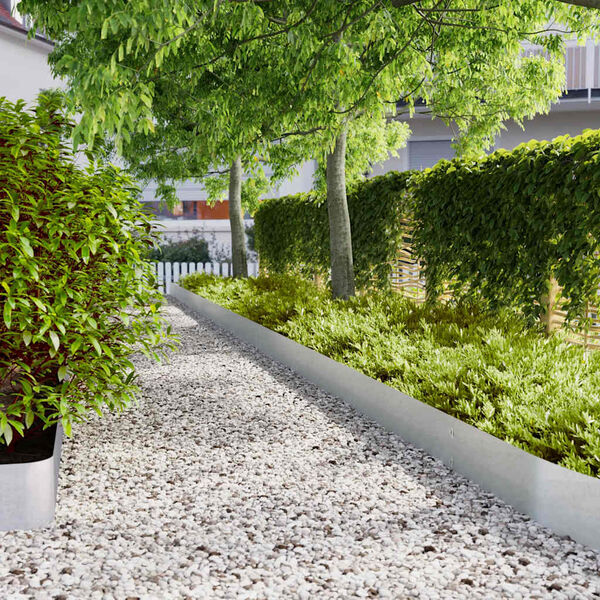 vidaXL Muru&auml;&auml;red 10 tk 20x103 cm tsingitud teras