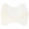 vidaXL Knee Pillow Valge M&auml;luvaht ja pol&uuml;ester 26 x 21,5 x 15 cm