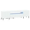 vidaXL LED TV kapp Valge Tehispuit