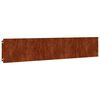vidaXL murupiirded 10 tk, 20x103 cm, painduv Corten teras