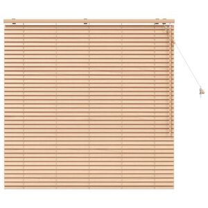 vidaXL Veneetsia rulo Tamme v&auml;limus 130 x 130 cm 35 mm