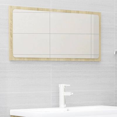 vidaXL 2-osaline vannitoamööbli komplekt valge, Sonoma, puitlaastplaat