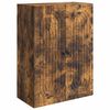 vidaXL Seinale kinnitatav kapp Suitsutatud tamm 66 x 34,5 x 90 cm